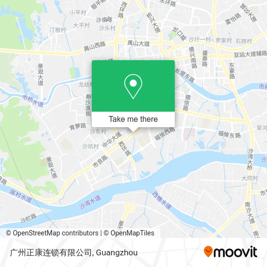 广州正康连锁有限公司 map