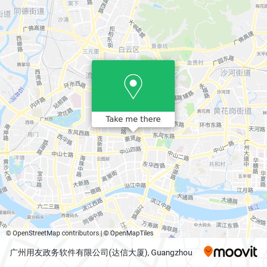 广州用友政务软件有限公司(达信大厦) map