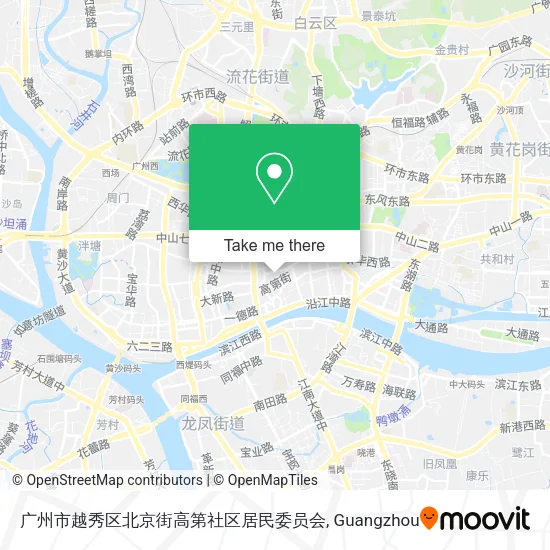 广州市越秀区北京街高第社区居民委员会 map