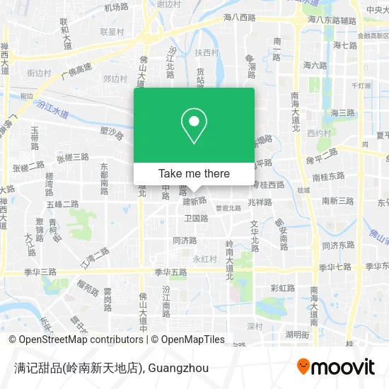 满记甜品(岭南新天地店) map
