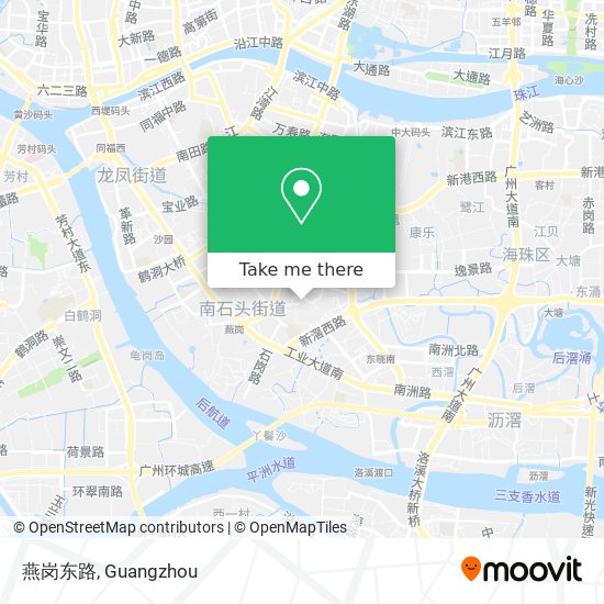 燕岗东路 map