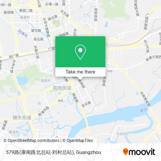 579路(康南路北总站-刘村总站) map