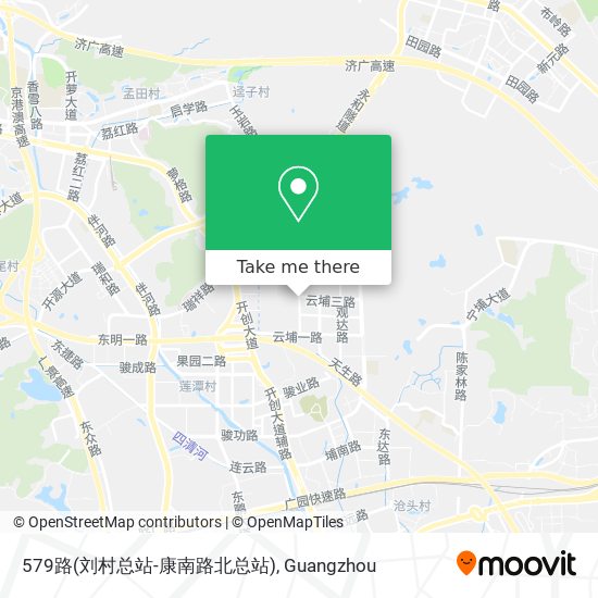 579路(刘村总站-康南路北总站) map