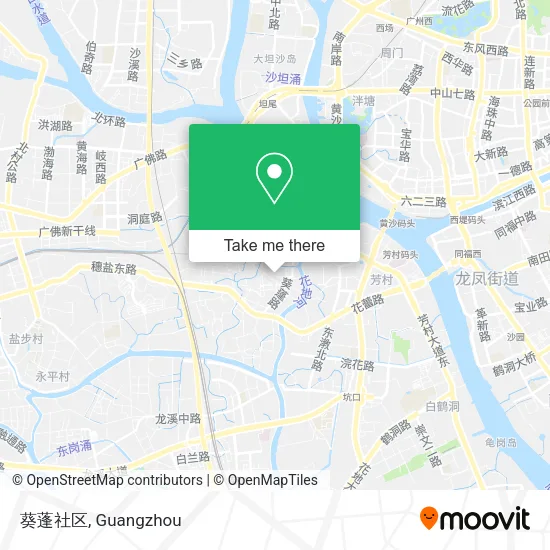 葵蓬社区 map