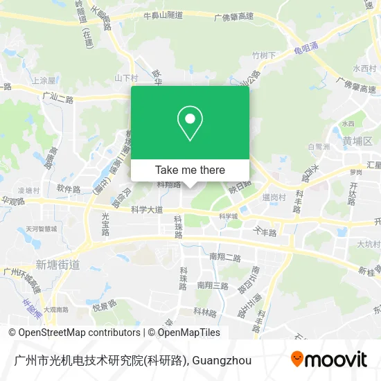 广州市光机电技术研究院(科研路) map