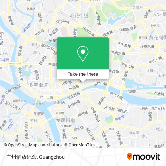 广州解放纪念 map