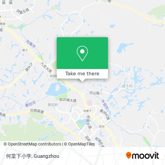 何棠下小学 map