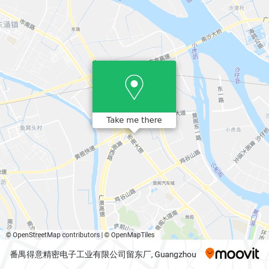 番禺得意精密电子工业有限公司留东厂 map