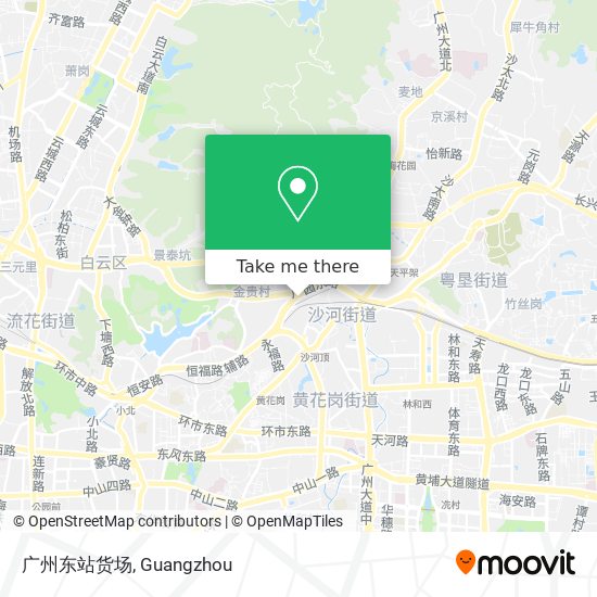 广州东站货场 map