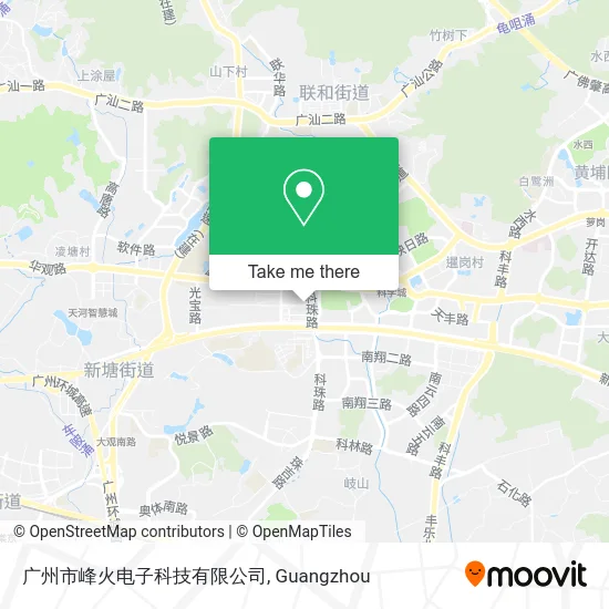 广州市峰火电子科技有限公司 map