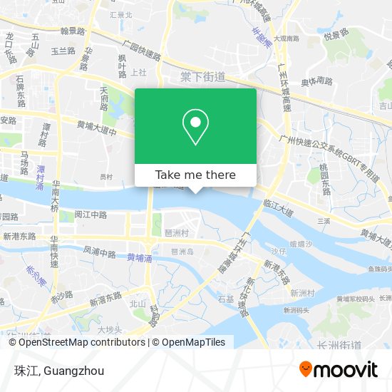 珠江 map