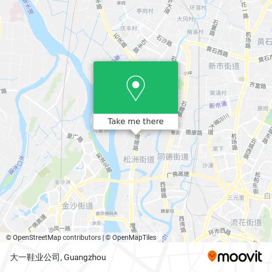 大一鞋业公司 map