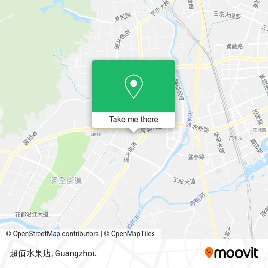 超值水果店 map