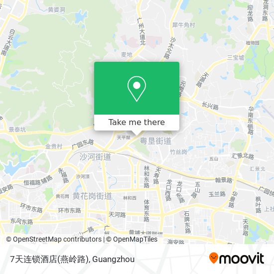 7天连锁酒店(燕岭路) map