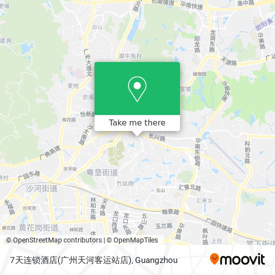 7天连锁酒店(广州天河客运站店) map