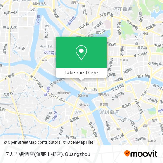 7天连锁酒店(蓬莱正街店) map