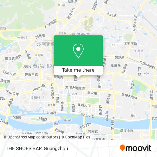 THE SHOES BAR map