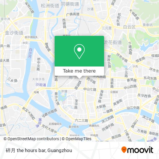 碎月 the hours bar map