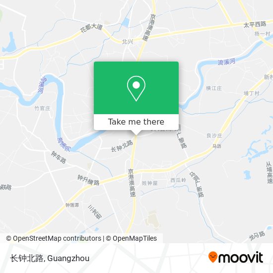 长钟北路 map
