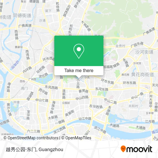越秀公园-东门 map