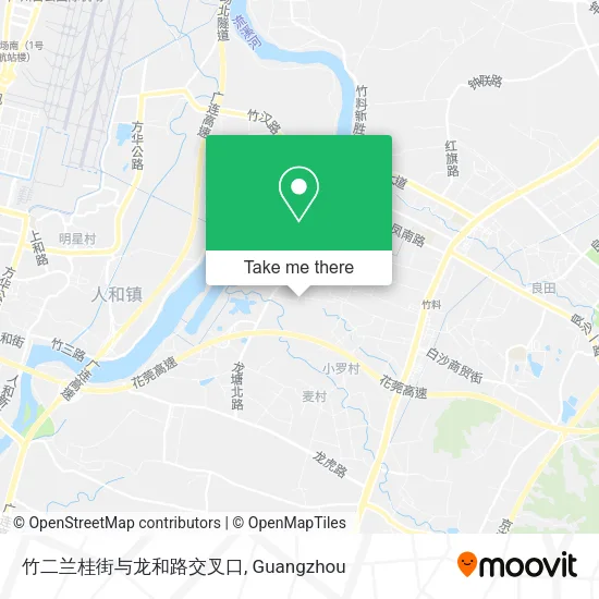 竹二兰桂街与龙和路交叉口 map