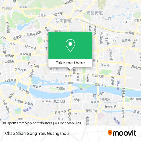 Chao Shan Gong Yan map