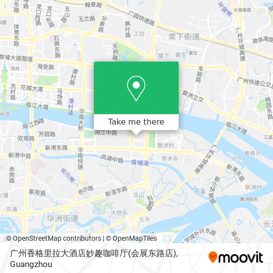 广州香格里拉大酒店妙趣咖啡厅(会展东路店) map
