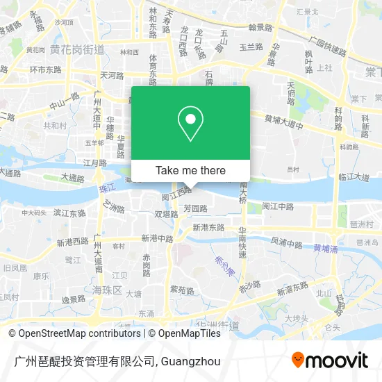 广州琶醍投资管理有限公司 map