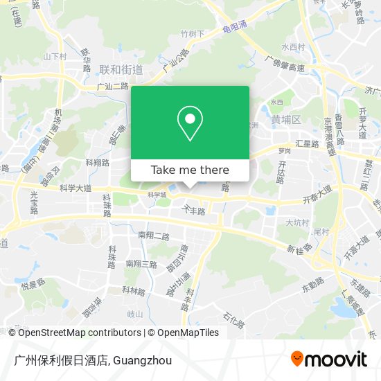 广州保利假日酒店 map
