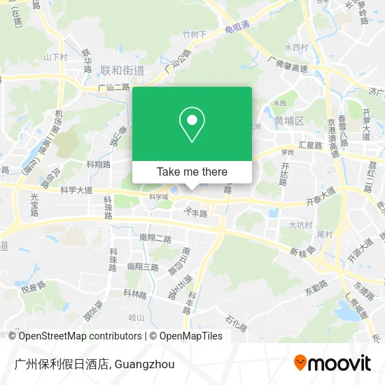 广州保利假日酒店 map