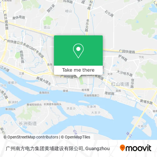 广州南方电力集团黄埔建设有限公司 map