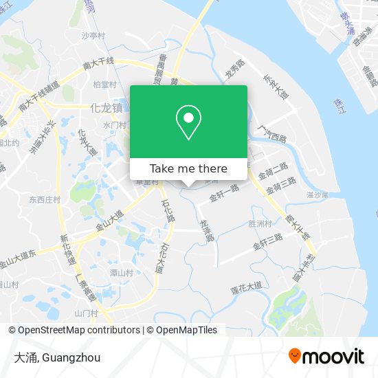 大涌 map