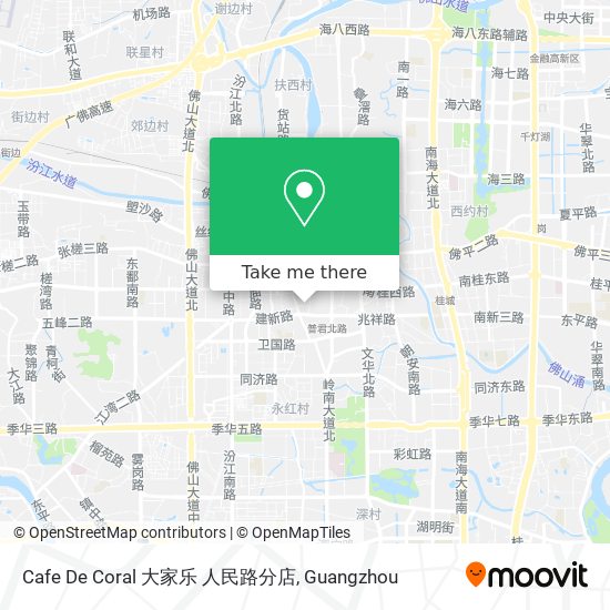 Cafe De Coral 大家乐 人民路分店 map
