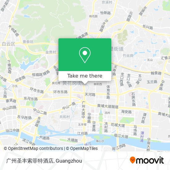 广州圣丰索菲特酒店 map