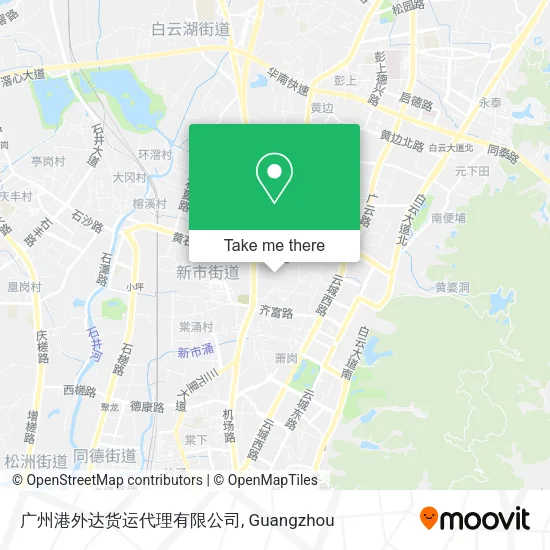 广州港外达货运代理有限公司 map