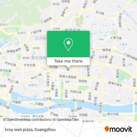 kroy wen pizza map