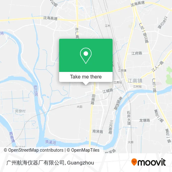 广州航海仪器厂有限公司 map