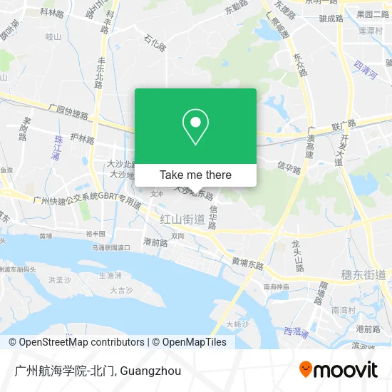 广州航海学院-北门 map