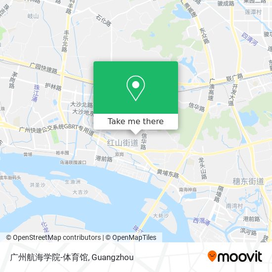 广州航海学院-体育馆 map