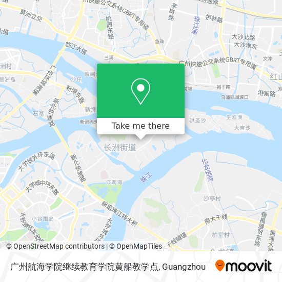 广州航海学院继续教育学院黄船教学点 map