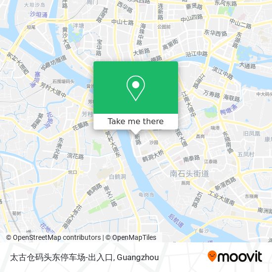 太古仓码头东停车场-出入口 map