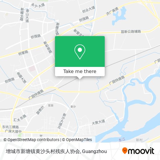 增城市新塘镇黄沙头村残疾人协会 map