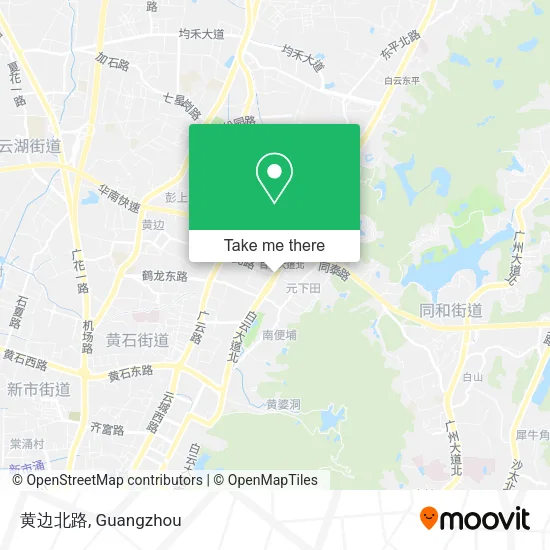 黄边北路 map
