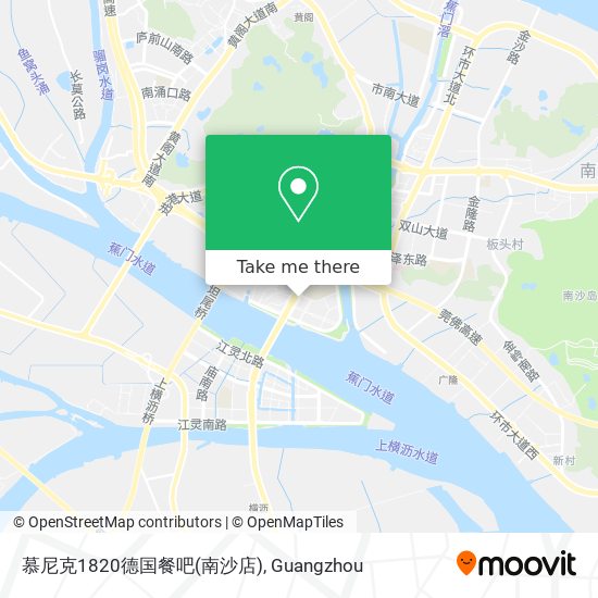 慕尼克1820德国餐吧(南沙店) map