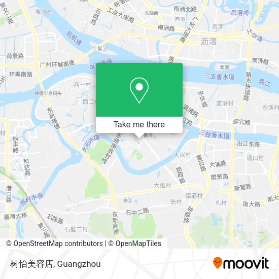 树怡美容店 map