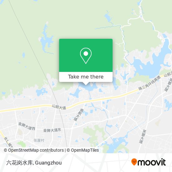 六花岗水库 map