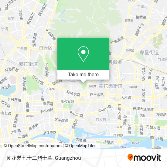 黄花岗七十二烈士墓 map