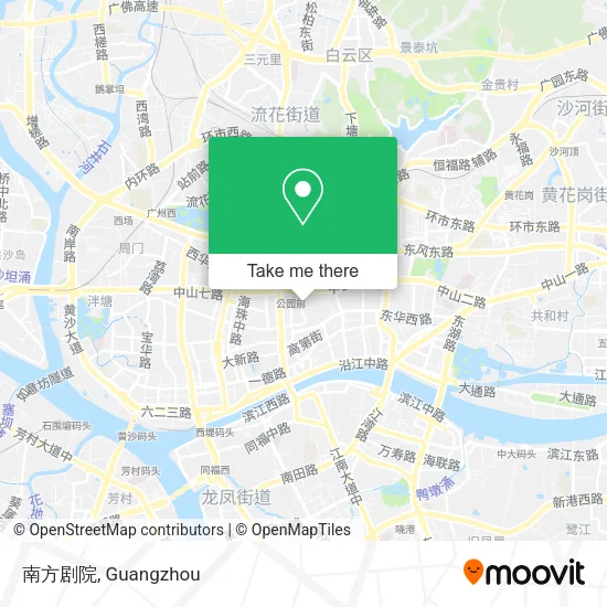南方剧院 map