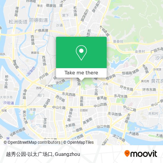 越秀公园-以太广场口 map