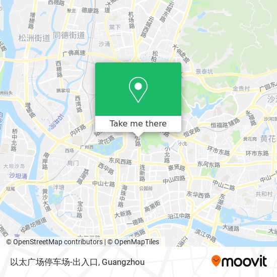 以太广场停车场-出入口 map